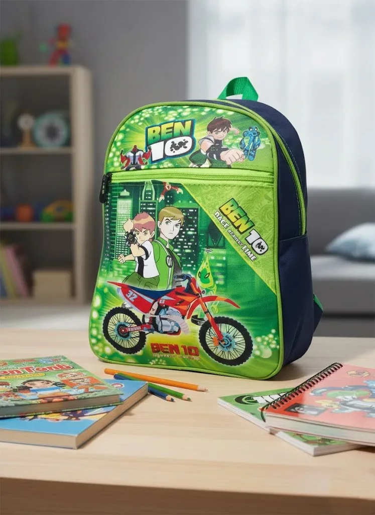 Ben 10 Kids School Backpack - Isakoshi y’Ishuri y’Abana Ben 10