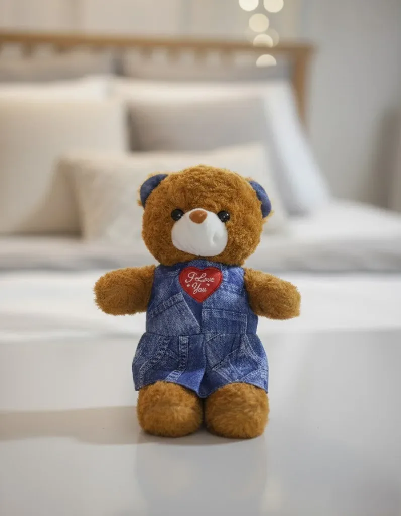Sweetheart Denim Teddy Bear