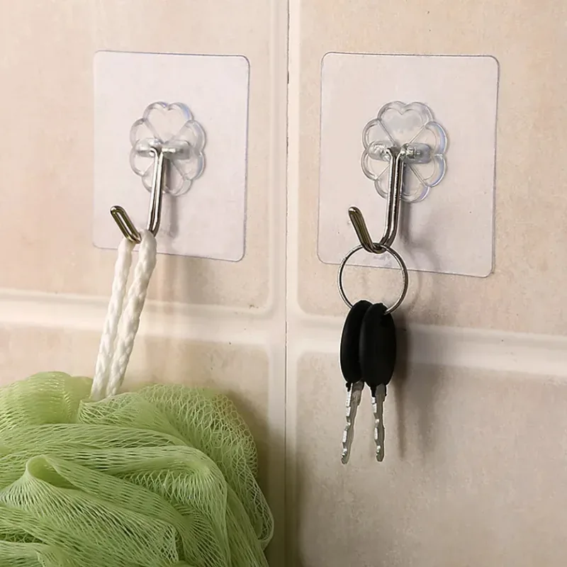 Transparent Wall Hooks Waterproof