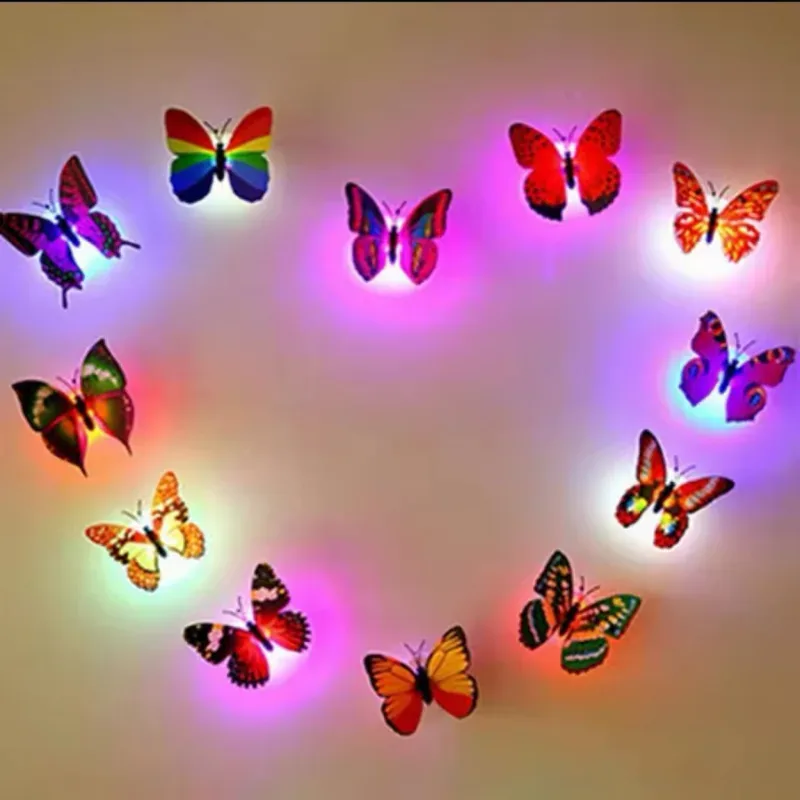 LED Butterfly Wall Lights (Colorful Decorative Set)