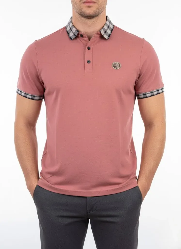 Men's short-sleeved polo shirt