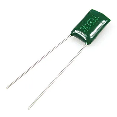 33nF/100V (0.033uF – 2A333J) Polyester Film Capacitor
