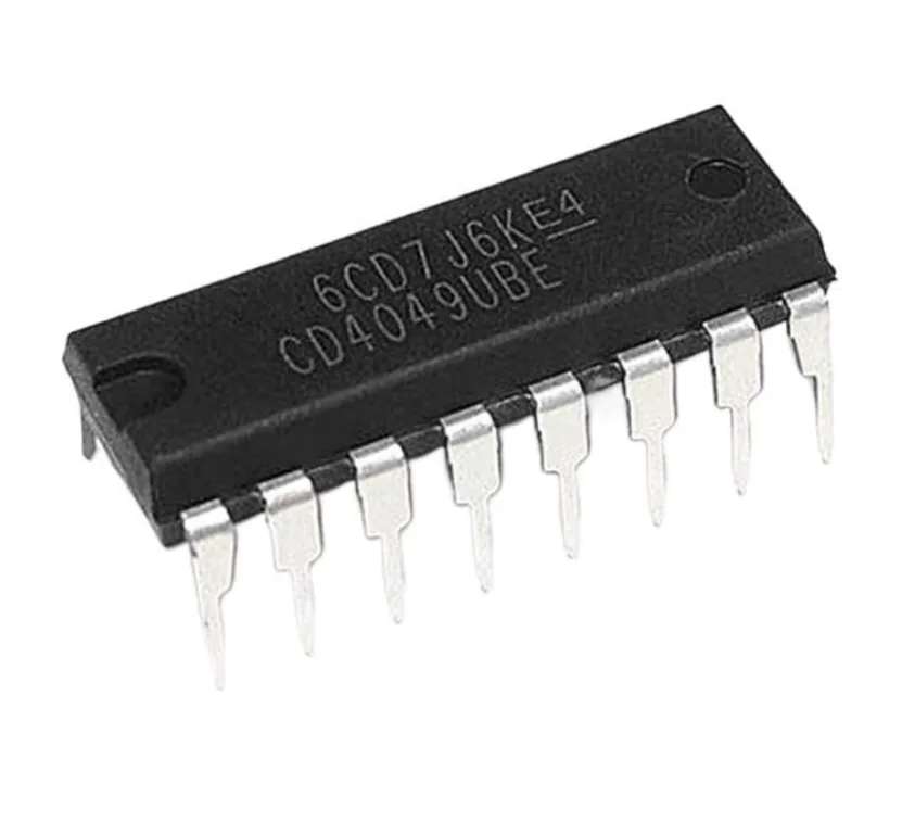CD4049UBE CMOS Hex Buffer