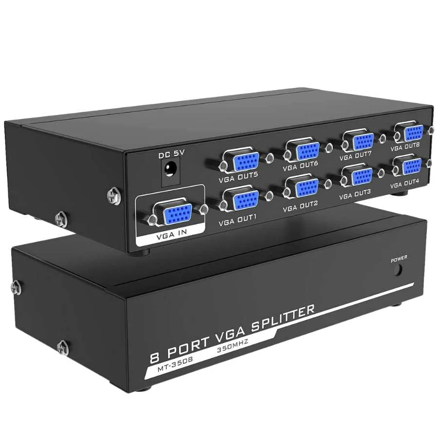 8 Ports VGA Video Splitter