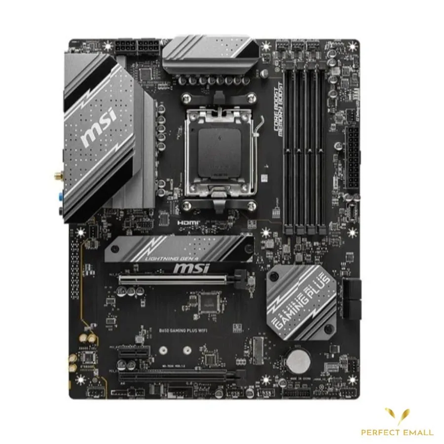 MSI B650 GAMING PLUS WIFI Motherboard | AM5 Socket | ATX | DDR5 | PCIe 5.0 | Wi-Fi 6E