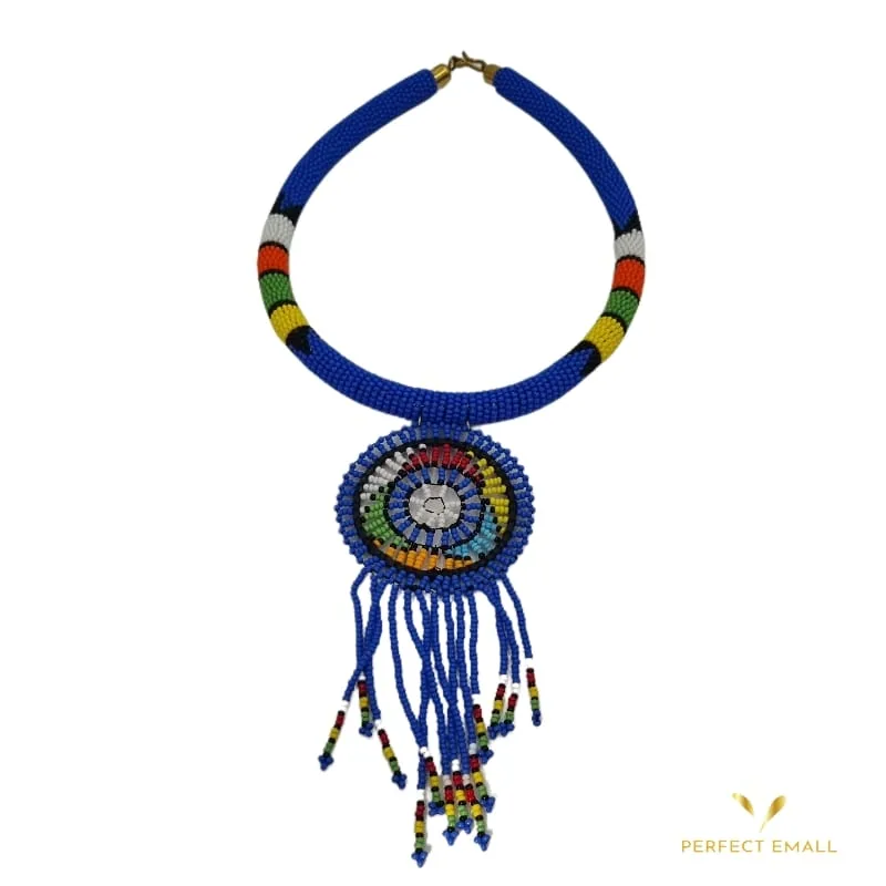 Soft Beads Necklaces Blue