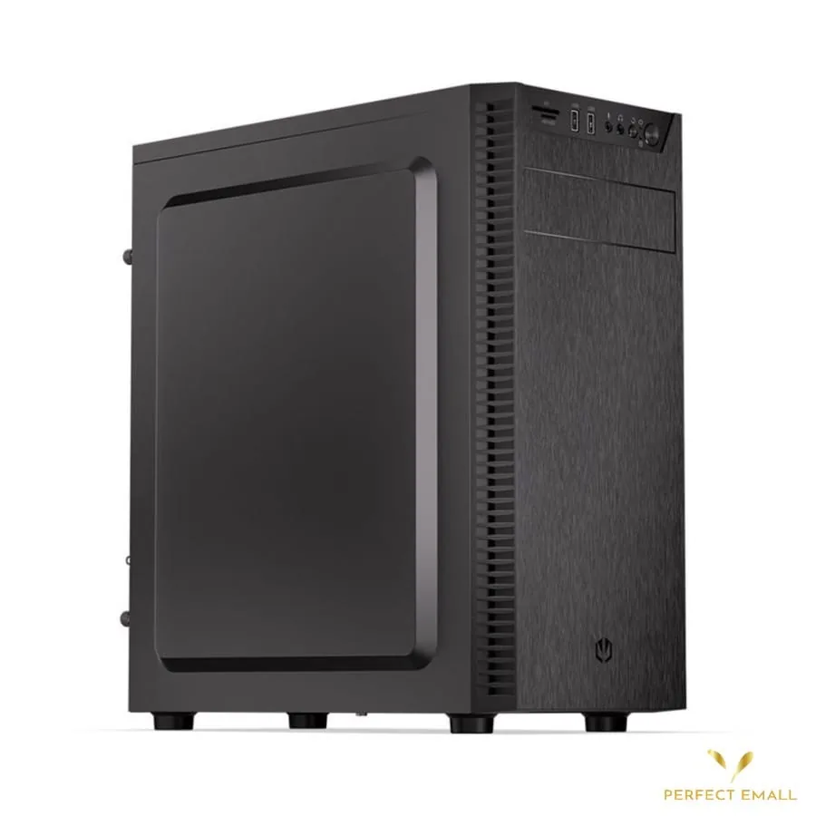 ENDORFY Armis 100 Solid ATX Midi-Tower PC Case | Compact &amp;amp; Practical | Front I/O, Card Reader