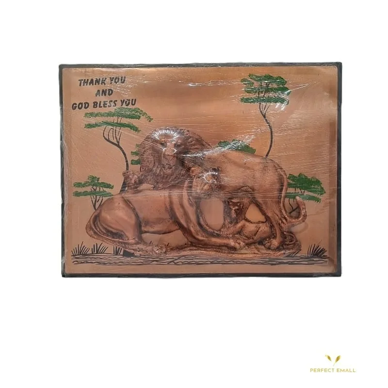 Home Decor Wall Decor-King of Jungle Family