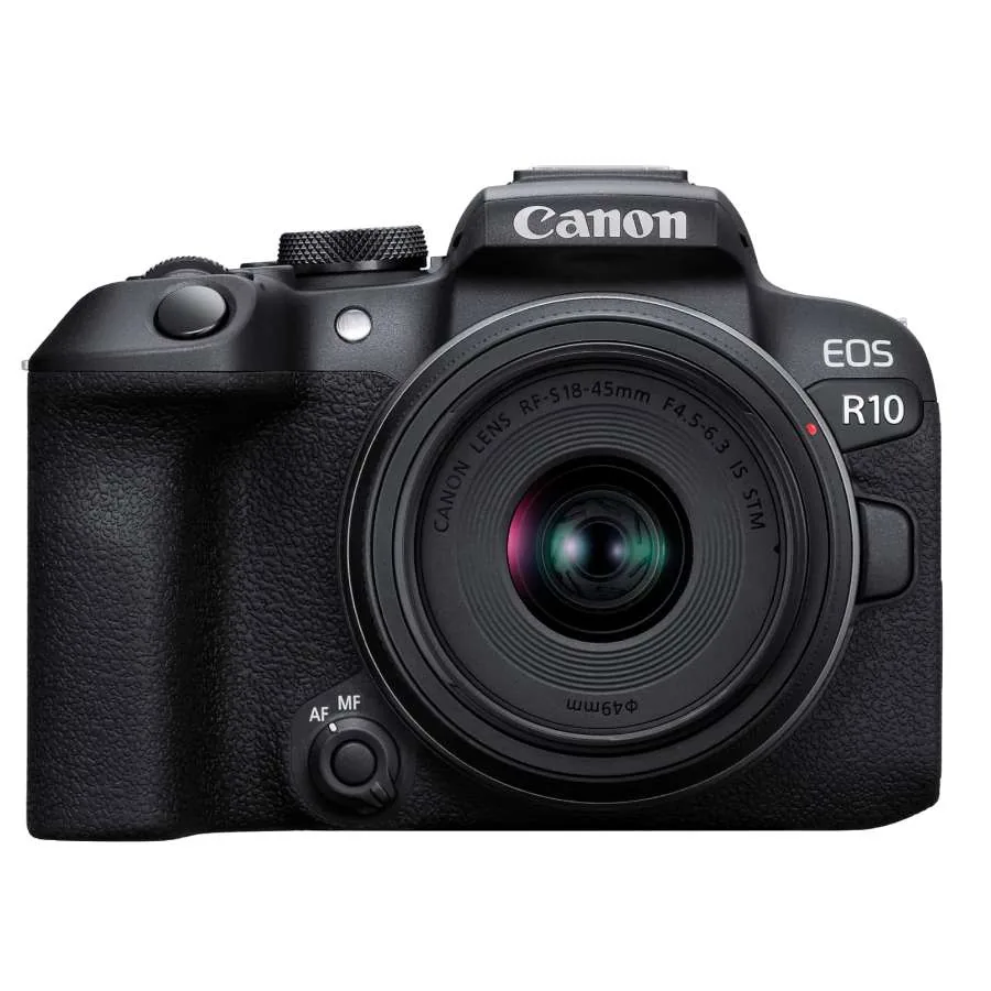 Canon EOS R10 Mirrorless Camera with RF-S 18-45mm IS STM Lens (EU26)