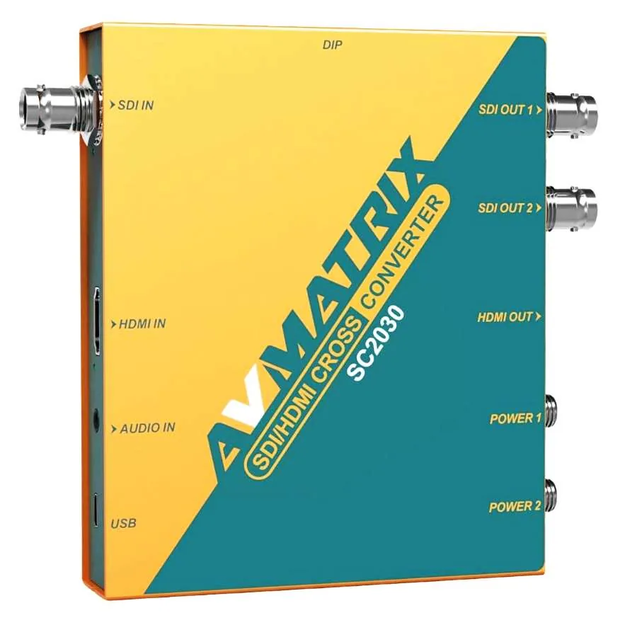 Avmatrix SC2030 | 3G-SDI to HDMI Scaler Converter with Audio Support