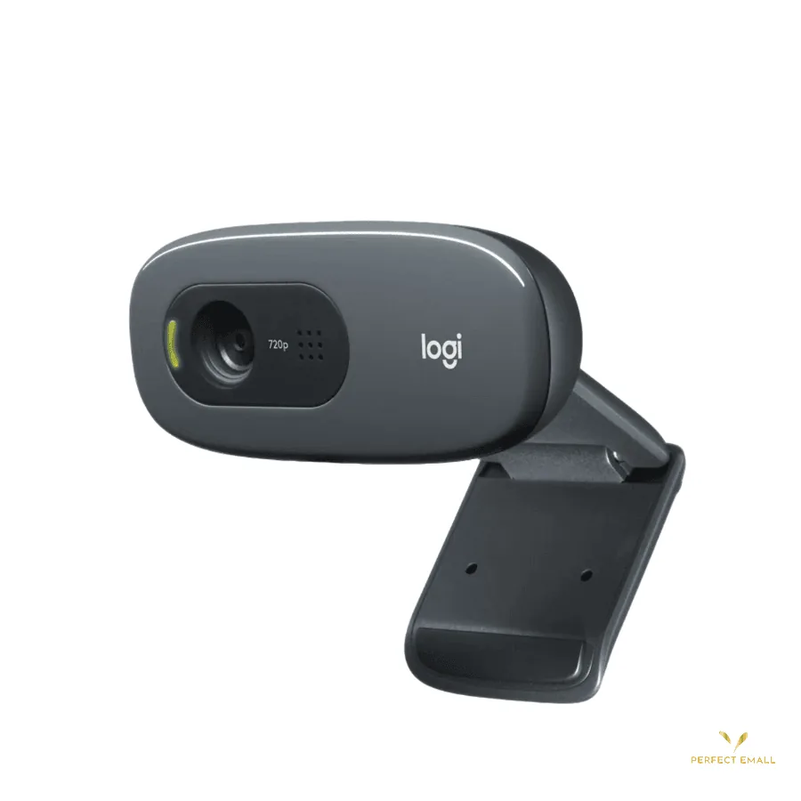 Logitech C270 HD Webcam , 720P, HD Video Calling