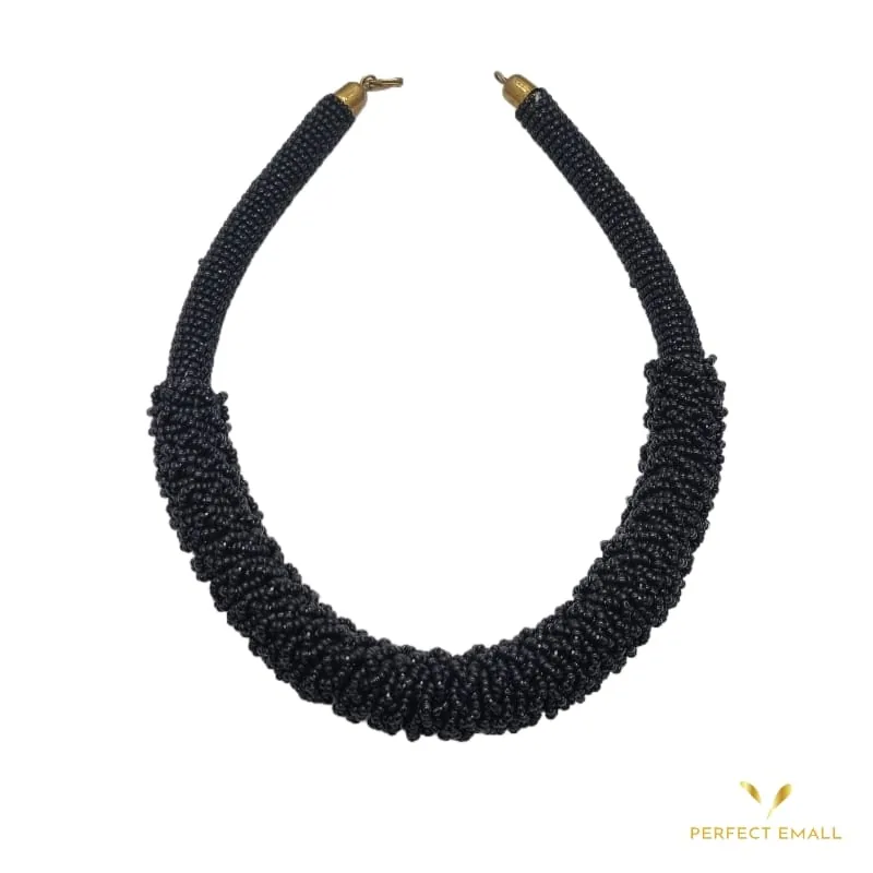 Beaded Necklaces Black