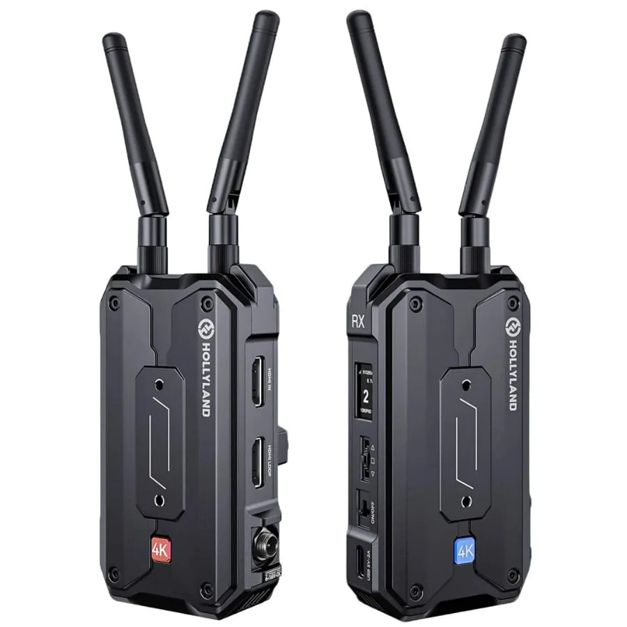 Hollyland Pyro H Wireless Video Transmission System (HDMI, 1TX to 4RX, 4K/30fps, HEVO, UVC, 1.9GHz/5GHz)