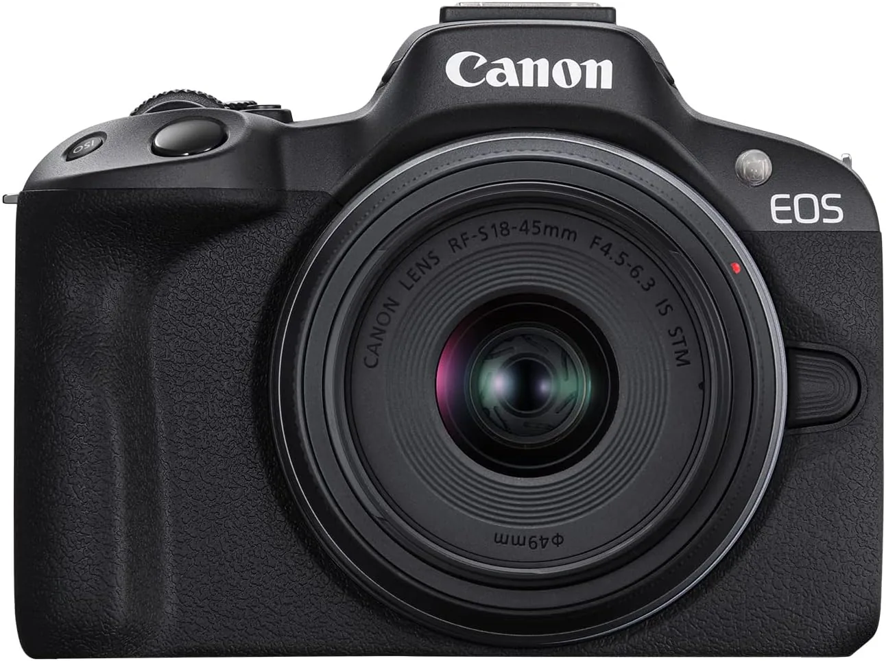 5 % Canon EOS R50 Mirrorless Camera RF-S18-45mm F4.5-6.3 is STM Lens Kit, 24.2 Megapixel CMOS (APS-C) Sensor, 4K Video, Hybrid Camera, Photo and Video, Vlogging, Content Creator, RF Mount, Black
