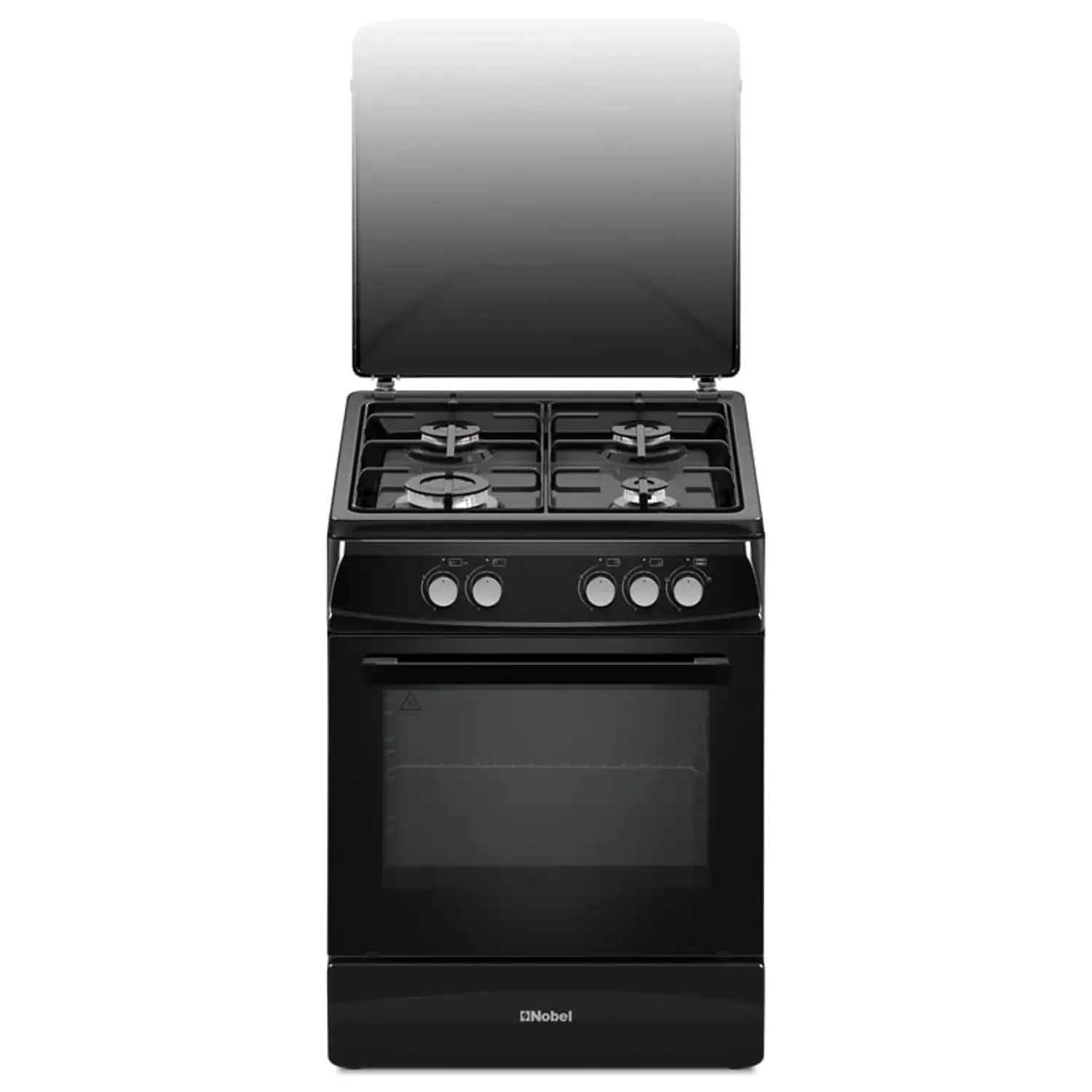 Nobel 60 x 60 cm 4 Gas Burner Cooker Black Color NGC6460