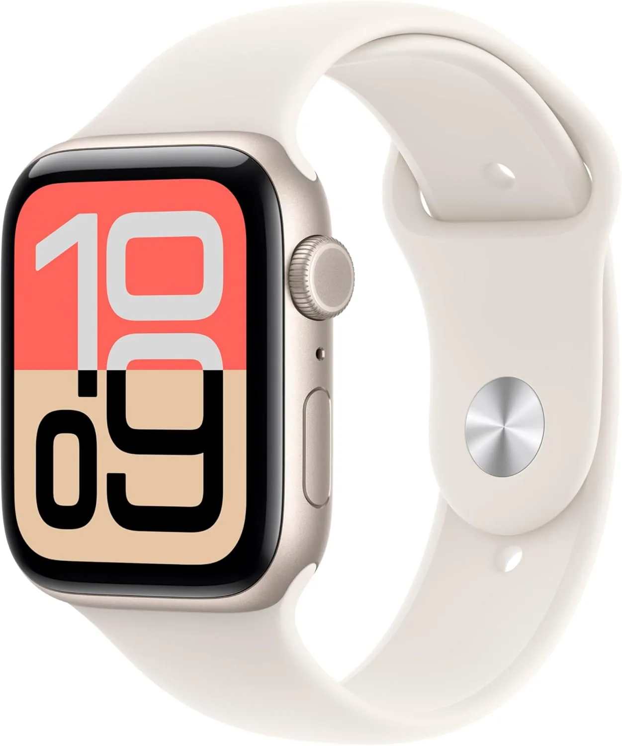 Apple Watch SE 3 GPS + Cellular 40mm Smartwatch with Starlight Aluminium Case with Starlight Sport Band S/M. Fitness and Sleep Trackers, Heart Rate Monitor, Always-On Display, Water Resistant