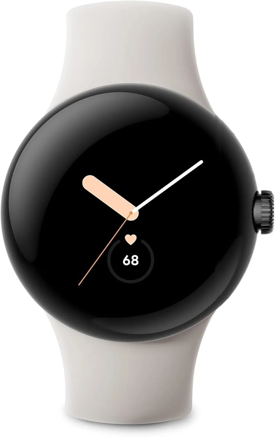 Google Pixel Watch LTE Smartwatch Compatible with Cellular or WiFi Data, GPS, BT and Heart Rate Monitor 41mm, Bulk Packaging (Chalk)