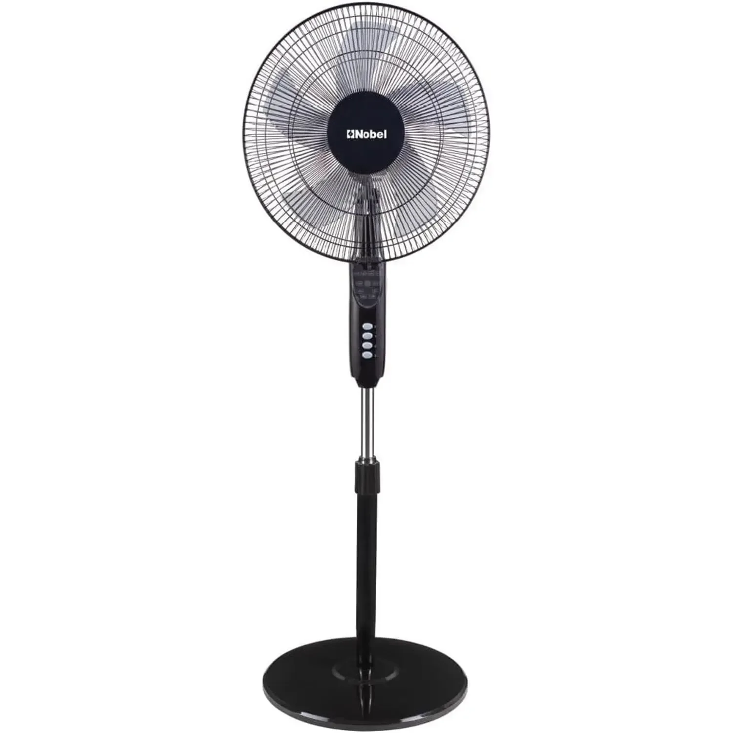 Nobel 16inch 90 Degree Oscillation Stand Fan with Remote Control 3 Speed 5 Highlight Efficient Blades – NF150