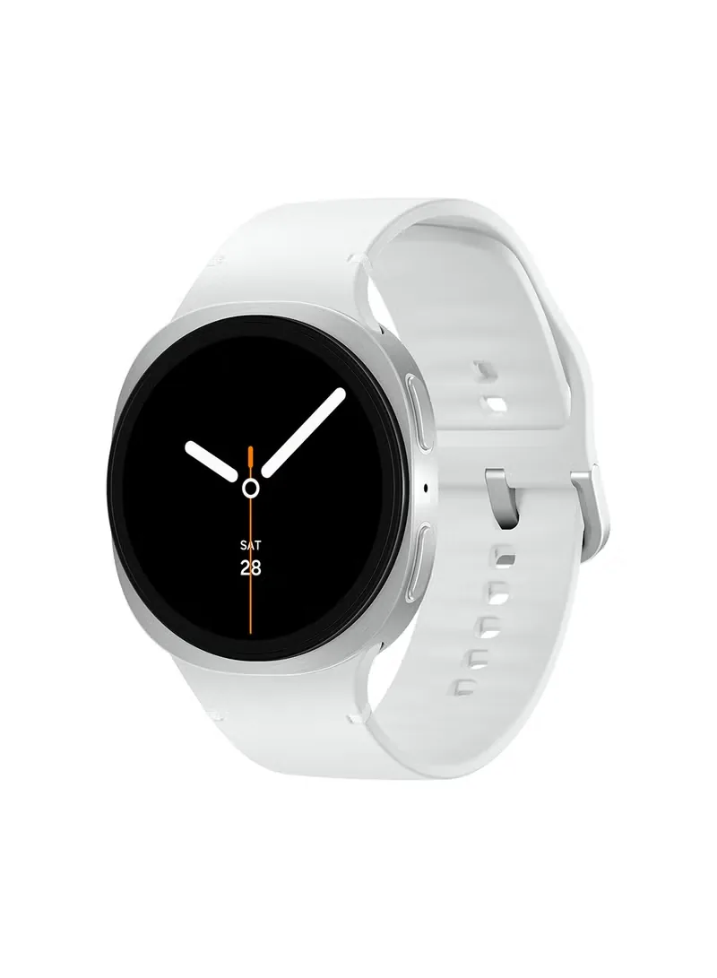 Samsung Galaxy Watch 8 40mm (Middle East Version) GPS Smartwatch, Everyday Health Coach, Cushion Design, Dynamic Lug System, 3nm Processor, Sleep Coaching, Running Coach Silver