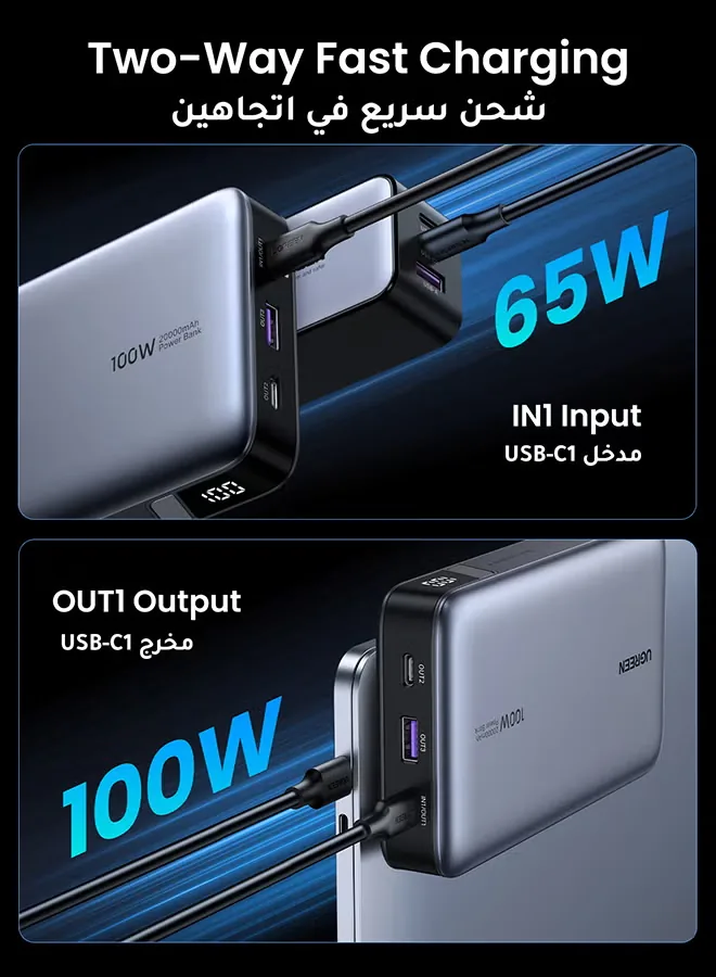 10000mAh Wireless Power Bank Magnetic MagSafe Wireless Portable Charger Fast Charging Charger PD 20W Wired Charging iPhone MagSafe Charger Battery Pack For iPhone 16 15 Series Apple Watch S10 Airpods