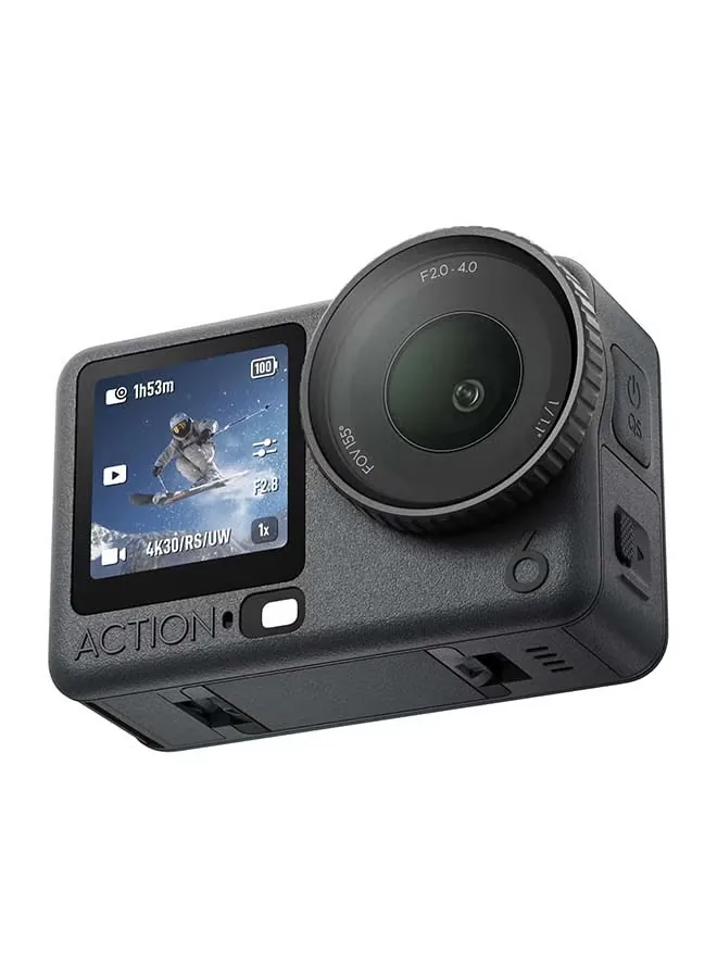 Osmo Action 6 Adventure Combo, Action Camera With 1/1.1″ Square Sensor, Variable Aperture of f/2.0–f/4.0, Extended Battery Life With 3 Batteries, Action Camera 4K for Long Outdoor Filming