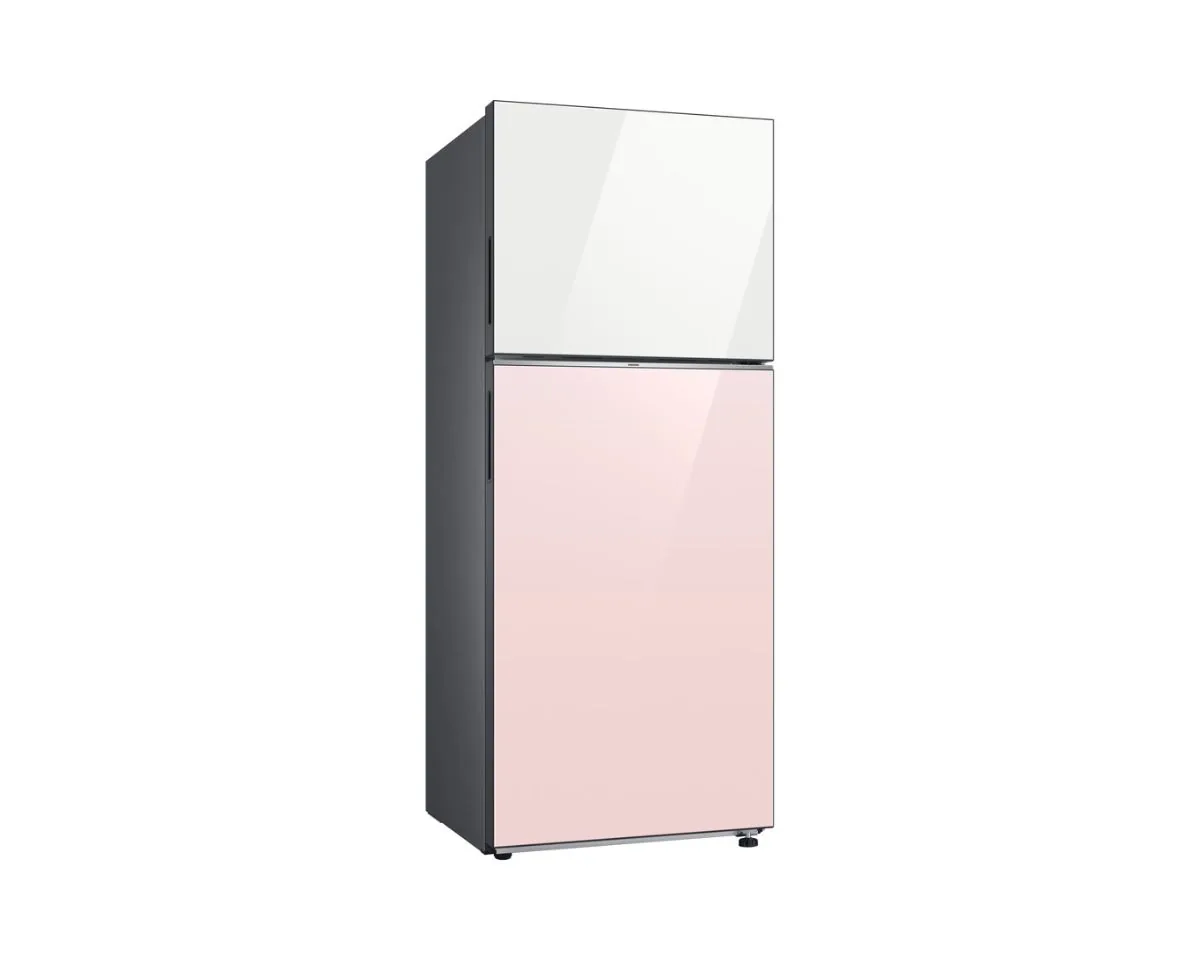5 % Samsung 393L Refrigerator Top Mount Freezer Bespoke Design Clean White and Pink 20 Years Warranty  : RT38CB66218CUT