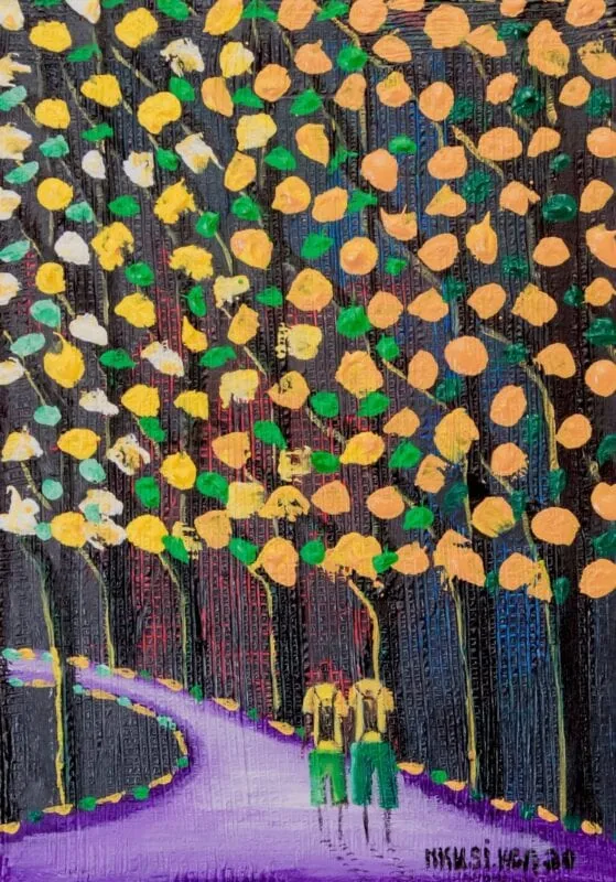 Unforgettable Series II - Original painting by Kenneth Nkusi - Acrylics on canvas - African art