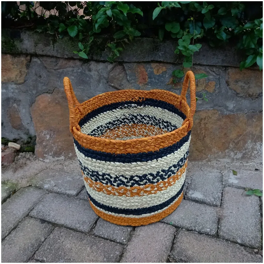 Gwiza Woven Raffia Storage Baskets