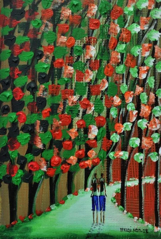 Responsible Series IV - Original painting by Nkusi Kenneth - Acrylics on canvas