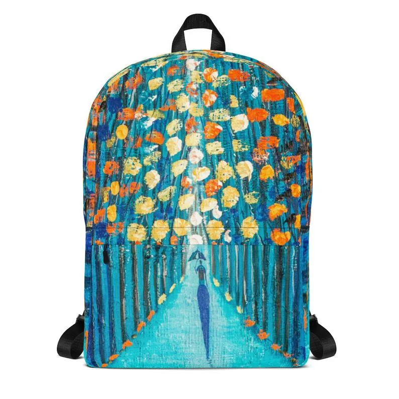 Dear Mum Backpack - Original painting print by Nkusi Kenneth - African Art