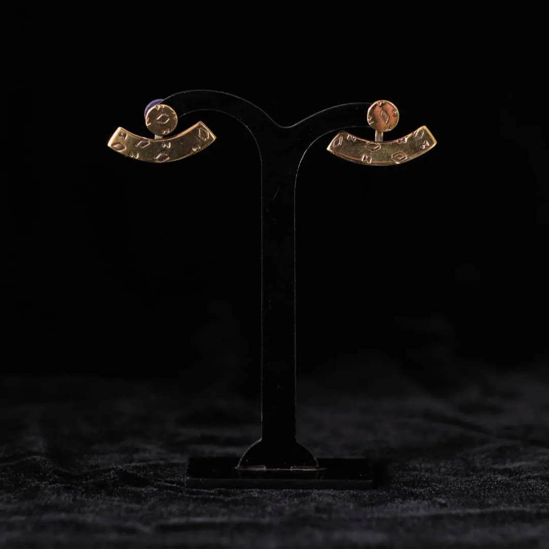 Moon Sun earings (Brass)