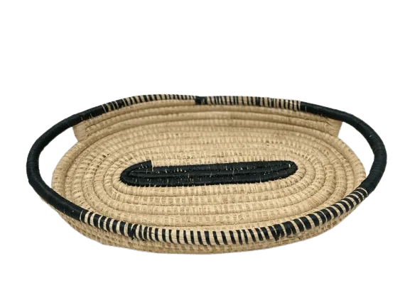 Woven thread panier