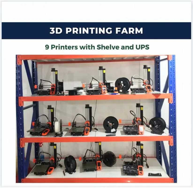 3D Printing Farm Package (Per Day)