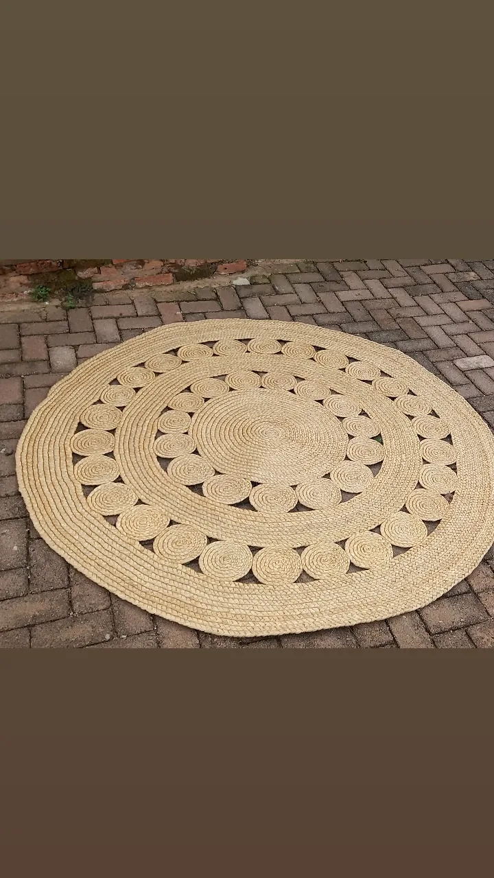 Woven Sisal Rug Round (180cm Diameter)