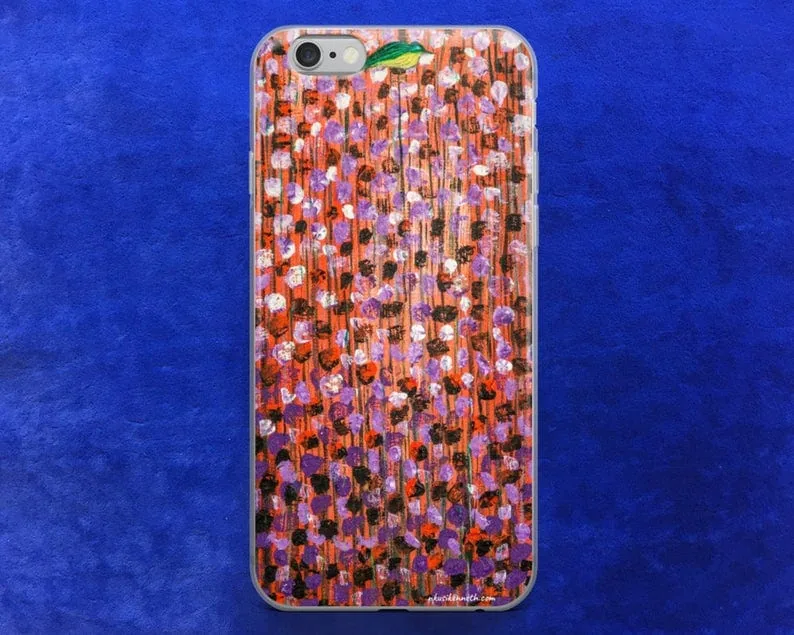 Iphone case - Solitude - African art - Original painting by Kenneth Nkusi (acrylics on canvas) - S7/ S7 Ed/ S8/ S8+/ S9/ S9+