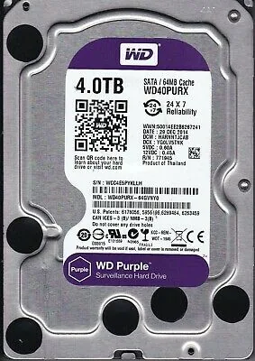 WD40PURX,4T INTELLIPOWER HARD DISK