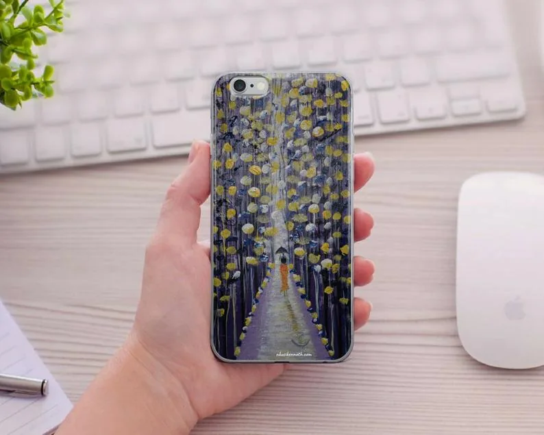 iPhone Case - Dear mum series I - African art - Original painting by Kenneth Nkusi (acrylics on canvas) - 7/7+/8/8+/X