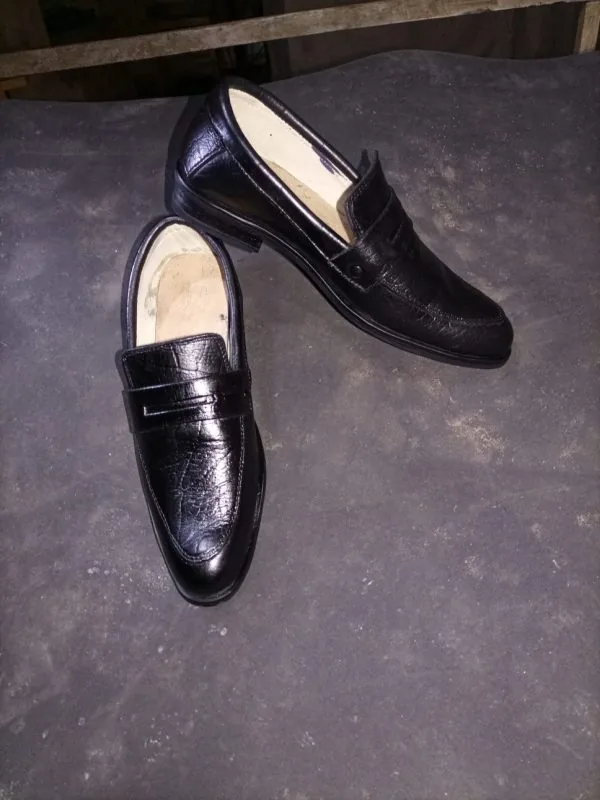 Black Formal Leather Shoes For Men