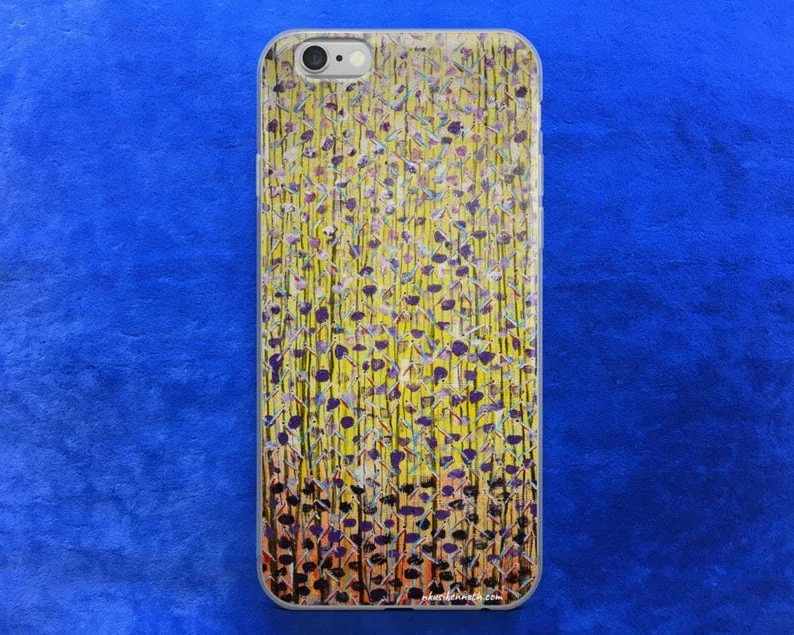 iPhone Case - Gratitude - African art - Original painting by Kenneth Nkusi (acrylics on canvas) - 7/7+/8/8+/X