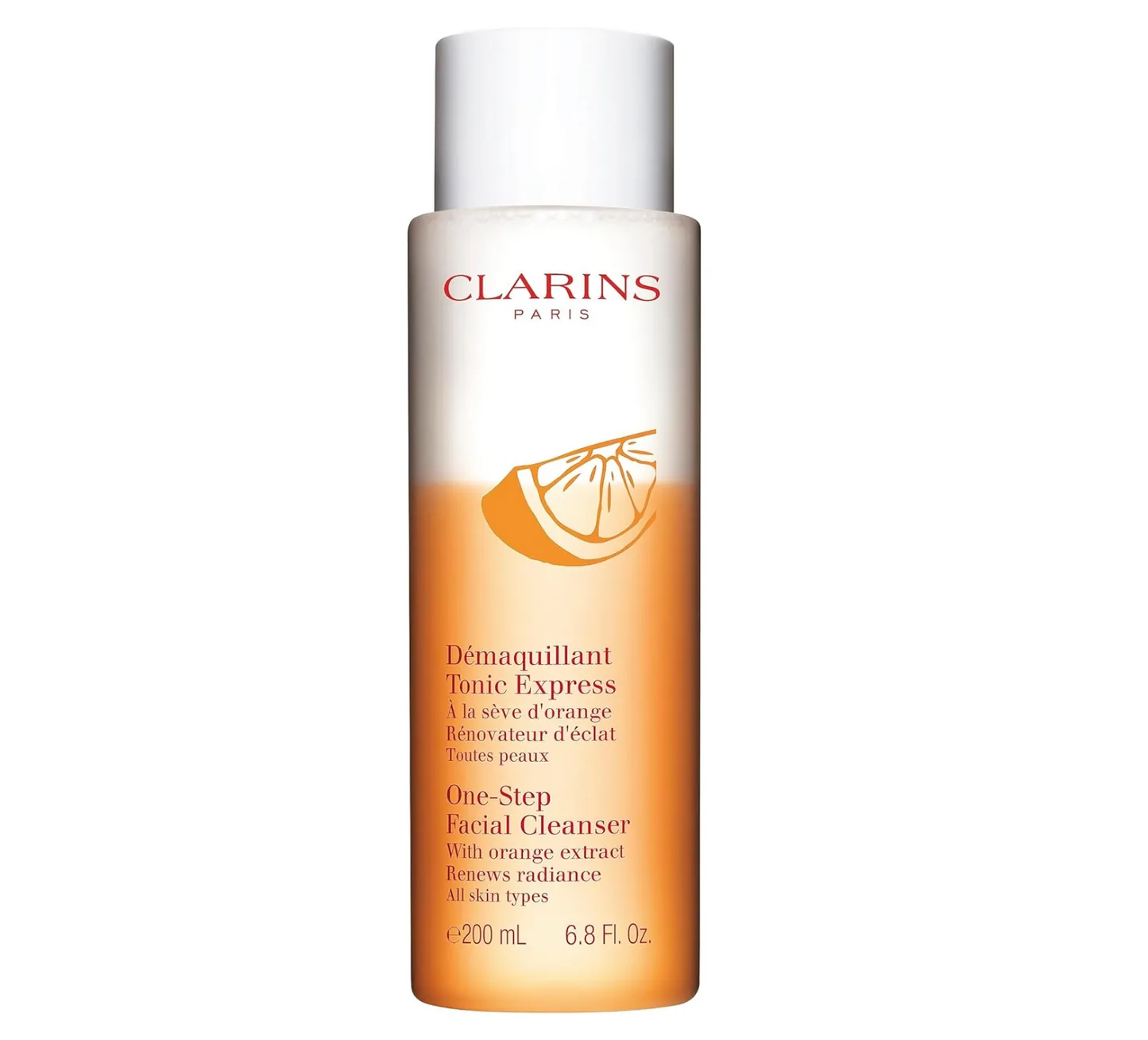 CLARINS DEMAQUILLANT TONIC EXPRESS A LA SEVE D ORANGE