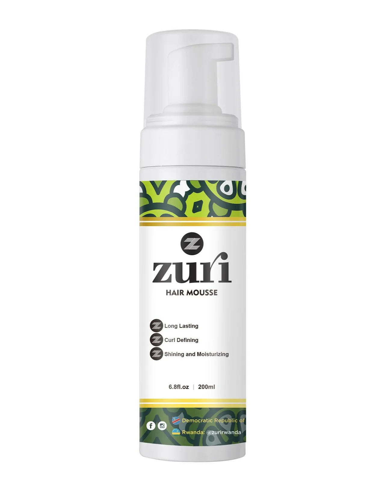 ZURI HAIR MOUSSE 200ML