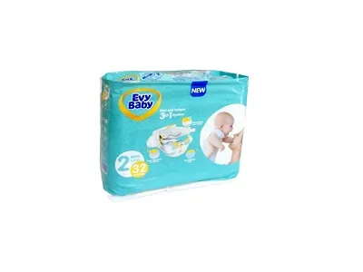 EVY BABY DIAPERS 2 mini 3-6kg 32pcs