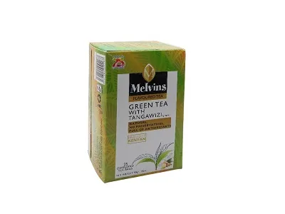 Melvins GreenTea with Tangawizi 50g