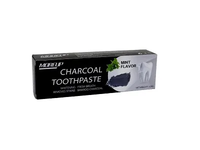 Moreup Tooth Paste charcoal Mint flavor 120g