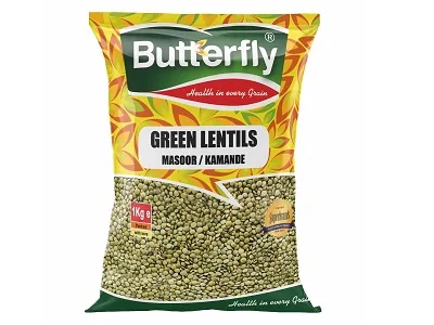 Butterfly Green lentiles 1Kg