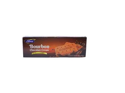 Manji Bourbon chocolate cream biscuite 200gm