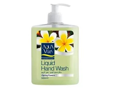 Aqua vera handwash 500ml spring flowers