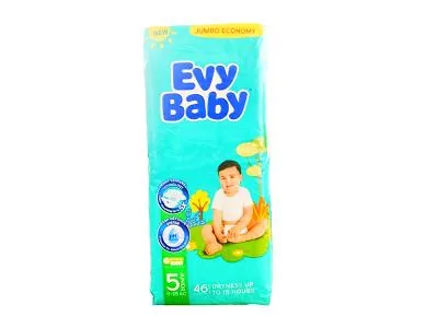 EVY BABY DIAPERS 5 junior 11-25kg 46pcs