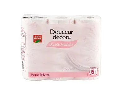 Belle France Toilet Paper  decore 6X