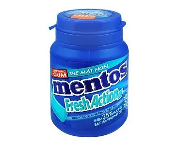 Mentos Fresh Action Chewing Gum 56g